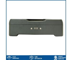 Portable 12 Inch Combination Lock Cash Box - Sl lack Design for All Needs