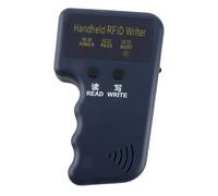 Portable 125kHz Reader Writer & Duplicator for EM4100 Cards and Keyfobs - Handheld Copier with Built-in Cutter, Fast Clone Function, USB Charging