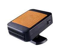 Portable 12V Car Heater - 360 Degree Rotatable Air Vent Adjustable Speed Fan Fast Defrost Heat Solution | Winter Truck Van Camping Commuting Daily