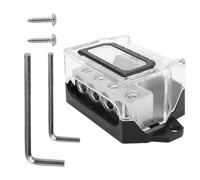 Portable 12V Distribution | Distribution Block with Key, Battery and End Connection, Car Replacement Fuse, Car Audio Accessory Boat