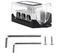 Portable 12V Distribution | Distribution Block with Key, Battery and End Connection, Car Replacement Fuse, Car Audio Accessory Boat