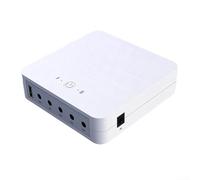 Portable 13200mAh UPS Uninterruptible Power Supply with USB and DC Outputs 5V 9V 12V 19V for Router Backup Power and Dual Device Support