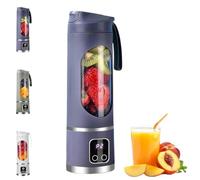 Portable 16oz Cordless Juicer, Multi-functional Electric Juicer Cup, Three Speed Settings, Convenient for Travel, Gym, and Office Use - With Drinking Lid