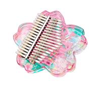 Portable 17 Keys Kalimba Thumb Piano Acrylic Finger Piano Musical Instruments Kalimba Thumb Piano (Color : 01)