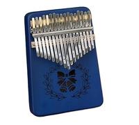 Portable 17-Tone Thumb Kalimba for Beginners - Mahogany Finger Piano for Easy Playing(YueBell RB+Accs)