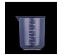 Portable 1PC Thickened Transparent Plastic with Scale Measuring Cup Graduated Cylinder Mixing Cups Beaker(500ml)