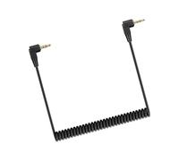 Portable 2.5mm to C1 / C 3 / N1 / N3 / S1 / S 2 Flashing Syncing Cable Spring Coiled Design for Easy Camera Connection Spring Stretch Gold Plate Camera Triggering Wire