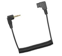 Portable 2.5mm to C1 / C 3 / N1 / N3 / S1 / S 2 Flashing Syncing Cable Spring Coiled Design for Easy Camera Connection Spring Stretch Gold Plate Camera Triggering Wire