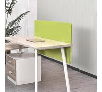 Portable 2 Ft High Desk Divider Soundproof Privacy Panel with Clamps 100cm M Panel for Understanding Desk Universal Fit - Yellow Office Partition Solution