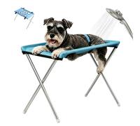 Portable 2-In-1 Foldable Pet Grooming Bed, Pet Grooming Hammock | Saves Your Back, Easy to Clean, Breathable Quick-Drying, a Safer, Calmer Way to Trim, Wash & Care at Home(E)