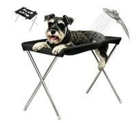 Portable 2-In-1 Foldable Pet Grooming Bed, Pet Grooming Hammock | Saves Your Back, Easy to Clean, Breathable Quick-Drying, a Safer, Calmer Way to Trim, Wash & Care at Home(H)
