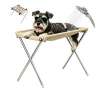 Portable 2-In-1 Foldable Pet Grooming Bed, Pet Grooming Hammock | Saves Your Back, Easy to Clean, Breathable Quick-Drying, a Safer, Calmer Way to Trim, Wash & Care at Home(G)