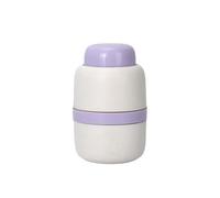 Portable 2-in-1 Pill Box with Pill Cutter - Travel-Friendly Organizer for Small and Large Pills(Purple)