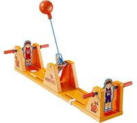 Portable 2-Player Basketball Table, Mini Tabletop Hoop Game with Balls, 40x20cm Compact Design for Kids Teens Adults, Indoor Outdoor Educational Fun Activity