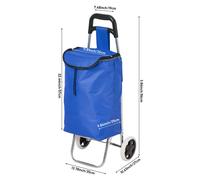 Portable 2-Wheel Shopping Trolley