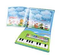 Portable 20 Keys Piano Book For Toddler Girls Ages 3 To 5 Educational Musical Toy Enhancing Skills And Creativity Educational Musical Toy