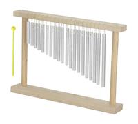 Portable 20 Pipe Winds Chimes Rhythm Instrument Suitable For Rhythm Training Outdoor Performances And Use Aluminum Alloy Percussion