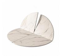 Portable 200cm Round Folding Tabletop Extender - Easy-Fold Outdoor Replacement for Gatherings Parties and Events - Ideal Temporary Table Solution for Versatile Use