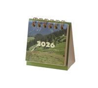 Portable 2026 Desk Calendar 15 Month Planner From 10/2025 to 12/2026 for Notes Appointment Task Plan Management Pocket Sized Desk