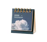 Portable 2026 Desk Calendar 19 Month Planner From 06/2025 to 12/2026 for Notes Appointment Task Plan Management Star Themed Desk