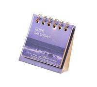 Portable 2026 Desk Calendar 19 Month Planner From 06/2025 to 12/2026 for Notes Appointment Task Plan Management Star Themed Desk