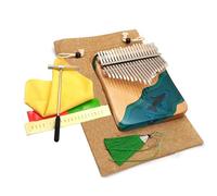 Portable 21 Key Kalimba Keyboard Musical Instrument Resin And Beech C Tone Thumb Piano Kalimba Thumb Piano