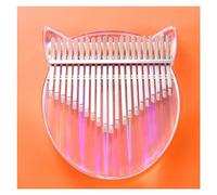 Portable 21 Key Thumb Piano Beautiful Transparent Plate Kalimba Musical Instrument Kalimba Thumb Piano (Color : 01)