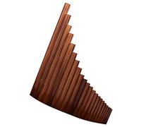 Portable 22-tube Pan Flute Handmade Bamboo Wind Instrument Pan Flute Suitable For Beginners Beginners Pan Flute (Color : G key)