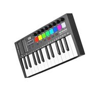 Portable 25 Keys Controller Electronic Audio Arranging Strike Pad Lightweight USB Display Keyboard