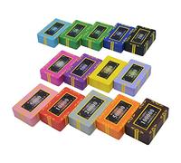 Portable 25 Piece 29 Gram Poker Chips Casino Games Clay Texas Holdem Blackjack Poker Chips With Values $1-$50000 Selectable