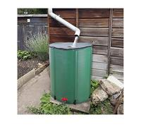 Portable 250L Foldable Rainwater Harvesting System - Eco-Friendly PVC Rain Collector for Garden Irrigation & Water Reuse Perfect for Sustainable Gardening Green Color