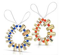 Portable 26-Piece Thread Gauge Set with Secure Wire Loop Design for Reliable On-the-Go Fastener Identification (Gold)