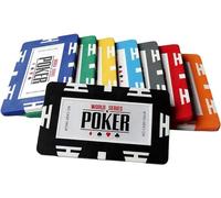 Portable 29 Gram Poker Chips Counting Game Chips, 25PCS ABS European Rectangular Poker Poker Set Texas Holdem BlackJack, Monte Carlo Gambling Chips