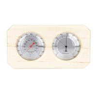 Portable 2in1 Wood - Hygrometer, Sauna Room Thermometer Hygrometer, Dual Dial Display for Temperature and Humidity Monitoring, Handmade High - Temperature Wooden A