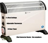 Premiair 2Kw Convector Heater+Timer - EH1890