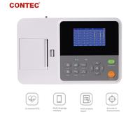 Portable 3 Channel 12 Lead ECG EKG Machine Electrocardiograph Interpretation E3