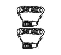 Portable 3-Digit Combination Cable Lock for Motorcycles, Bikes, and with Anti-Theft Chain