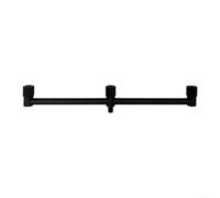 Portable 3-Head Rod Rest for Boat for kayak Travel Compact Portable(30cm) | 3-slot design, holds multiple rods, alarm compatible, aluminum build, black finish