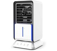 Portable 3-in-1 Desktop Evaporative Cooler, Humidifier, Purifier With Timer Function And Home Office Supplies With 90° Automatic Oscillation Mini Fan