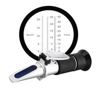 Portable 3 in 1 Hand Held Grape & Alcohol Wine Refractometer (, Baume and W25V/V Scales), Household, Industrial Use