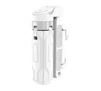 Portable 3-in-1 Selfie Stick Tripod with Wireless Remote Control can 360° Swivel for Smartphone, Aluminum Travel Phone Holder for Vlog/Zoom/Live Streaming (white)