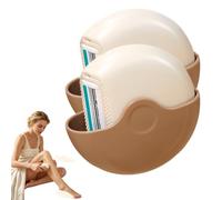 Portable 3-Layer Hair Shaver with Rotating Cover, Mini Portable Travel Shaver, Pocket Size for Business Trip Daily Use (2 Pcs)