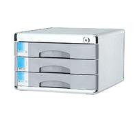 Portable 3-Tier A4 Document nizer with Drawer & Lock - Ideal for Office & Home Use, Perfect for Storing Bills, Tax Records, & File