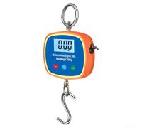 Portable 300Kg Electronic Hanging Scale, With Double Sided LCD Display Rechargeable Battery Sturdy Steel Hook And Kilogram Pound Newton Conversion For Industrial Applications