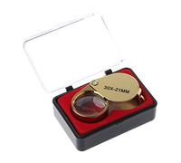 Portable 30x Foldable for Magnifier for Chain Daily Glasses Folding Magnifier Glass Lens Lo Great to Have in Your Pocket All The Time