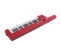 Portable 37 Key Keyboard Piano - Mini Keytar Education Musical Instrument with 32 Note Polyphony, Lithium Battery, Stereo, Multifunctional Keys (BF-3755 red)
