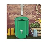 Portable 380L Green Rainwater Harvesting Tank - Foldable Eco-Friendly Rainwater Collector for Garden & Terrace - Efficient Water Storage Solution for Sustainable Living
