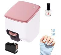 Portable 3D Digital Nail Art Printer,App-Controlled,4800 DPI,Fast Printing in 10s,Intelligent Nail Shape Recognition,for home &Commercial