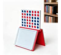 Portable 3D Printed Hangman Game - Compact Travel Board Game in Book Design for Family Gatherings, Parties, and Holiday Entertainment, Lightweight Strategy Game (four piece chess)
