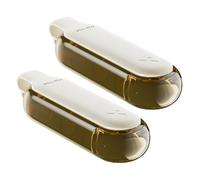 Portable 4-Compartment Pill Organiser - Pull-Type Small Medicine Box with Moisture-Proof Seals, Food-Grade Weekly Pill Case for Travel & Daily Use Women Men Family Friends(2pcs)